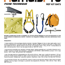 KIT BAT 3 - Activité : évolution sur ligne de vie, construction BTP, maintenance industrielle