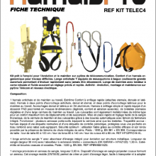 KIT TELEC 4 - Activité : évolution, montage et maintenance sur pylône Télécom et réseaux électriques